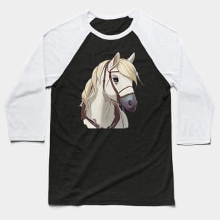 Colorful Fjord Horse Artwork 17 Baseball T-Shirt